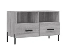 TV staliukas Televizoriaus spintelė, pilka ąžuolo, 80x36x50cm, mediena