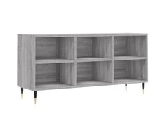 TV staliukas Televizoriaus spintelė, pilka ąžuolo, 103,5x30x50cm, mediena