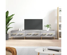TV staliukas Televizoriaus spintelė, pilka ąžuolo, 150x36x30cm, mediena