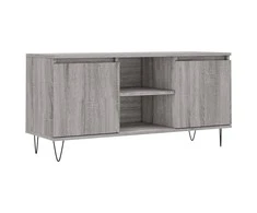 TV staliukas Televizoriaus spintelė, pilka ąžuolo, 104x35x50cm, mediena