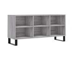 TV staliukas Televizoriaus spintelė, pilka ąžuolo, 103,5x30x50cm, mediena