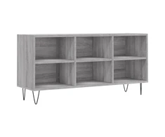 TV staliukas Televizoriaus spintelė, pilka ąžuolo, 103,5x30x50cm, mediena