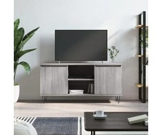 TV staliukas Televizoriaus spintelė, pilka ąžuolo, 104x35x50cm, mediena