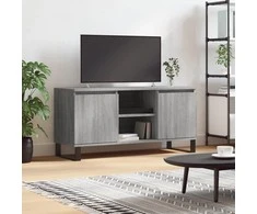 TV staliukas Televizoriaus spintelė, pilka ąžuolo, 104x35x50cm, mediena