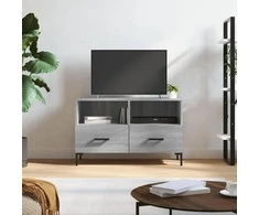 TV staliukas Televizoriaus spintelė, pilka ąžuolo, 80x36x50cm, mediena