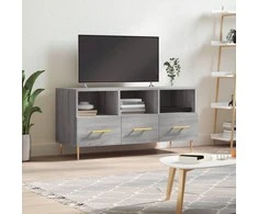 TV staliukas Televizoriaus spintelė, pilka ąžuolo, 102x36x50cm, mediena