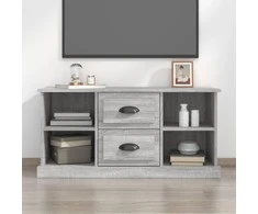 TV staliukas Televizoriaus spintelė, pilka ąžuolo, 99,5x35,5x48cm, mediena