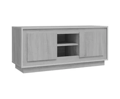 TV staliukas Televizoriaus spintelė, pilka ąžuolo, 102x35x45cm, mediena
