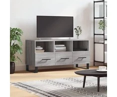 TV staliukas Televizoriaus spintelė, pilka ąžuolo, 102x36x50cm, mediena