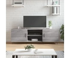 TV staliukas Televizoriaus spintelė, pilka ąžuolo, 150x30x50cm, mediena