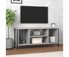 TV staliukas Televizoriaus spintelė, pilka ąžuolo, 102x35x45cm, mediena