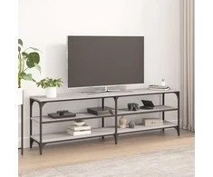 TV staliukas Televizoriaus spintelė, pilka ąžuolo, 160x30x50cm, mediena
