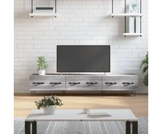 TV staliukas Televizoriaus spintelė, pilka ąžuolo, 150x36x30cm, mediena