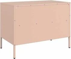TV staliukas Televizoriaus spintelė, rožinės spalvos, 68x39x50,5cm, plienas