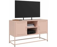 TV staliukas Televizoriaus spintelė, rožinė, 100,5x39x60,5cm, plienas