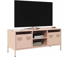 TV staliukas Televizoriaus spintelė, rožinė, 101,5x39x43,5cm, plienas