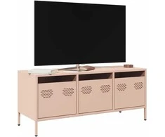 TV staliukas Televizoriaus spintelė, rožinė, 101,5x39x43,5cm, plienas