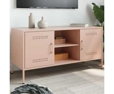 TV staliukas Televizoriaus spintelė, rožinė, 100,5x39x50,5cm, plienas