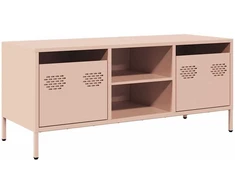 TV staliukas Televizoriaus spintelė, rožinė, 101,5x39x43,5cm, plienas