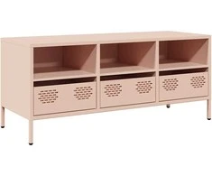 TV staliukas Televizoriaus spintelė, rožinė, 101,5x39x43,5cm, plienas