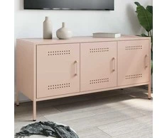 TV staliukas Televizoriaus spintelė, rožinė, 100,5x39x50,5cm, plienas
