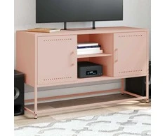 TV staliukas Televizoriaus spintelė, rožinė, 100,5x39x60,5cm, plienas