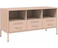 TV staliukas Televizoriaus spintelė, rožinė, 100,5x39x50,5cm, plienas