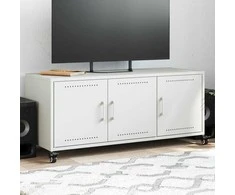 TV staliukas Televizoriaus spintelė, balta, 100,5x39x43,5cm, plienas