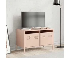 TV staliukas Televizoriaus spintelė, rožinės, 68x39x43,5cm, plienas