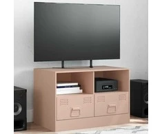 TV staliukas Televizoriaus spintelė, rožinės spalvos, 67x39x44cm, plienas