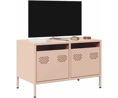 TV staliukas Televizoriaus spintelė, rožinės, 68x39x43,5cm, plienas