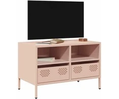 TV staliukas Televizoriaus spintelė, rožinės, 68x39x43,5cm, plienas