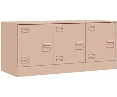 TV staliukas Televizoriaus spintelė, rožinės spalvos, 99x39x44cm, plienas