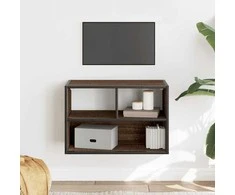 TV staliukas Televizoriaus spintelė, ruda, 60x31x39,5cm, mediena/metalas