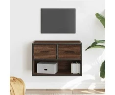 TV staliukas Televizoriaus spintelė, ruda, 60x31x39,5cm, mediena/metalas