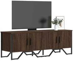 TV staliukas Televizoriaus spintelė, ruda ąžuolo, 122x34x41cm, mediena