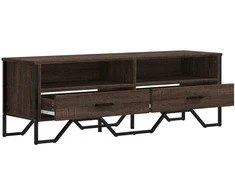 TV staliukas Televizoriaus spintelė, ruda ąžuolo, 122x34x41cm, mediena