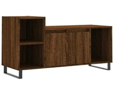 TV staliukas Televizoriaus spintelė, ruda ąžuolo, 100x35x55cm, mediena