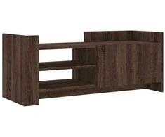 TV staliukas Televizoriaus spintelė, ruda ąžuolo, 100x35x40cm, mediena