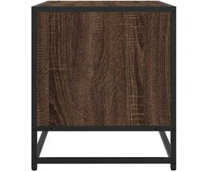 TV staliukas Televizoriaus spintelė, ruda, 91x40x46cm, mediena ir metalas