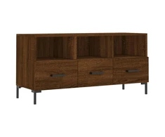 TV staliukas Televizoriaus spintelė, ruda ąžuolo, 102x36x50cm, mediena