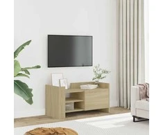 TV staliukas Televizoriaus spintelė, sonoma ąžuolo, 80x35x40cm, mediena