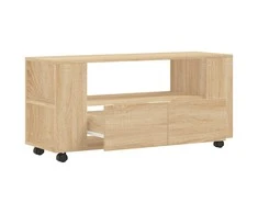 TV staliukas Televizoriaus spintelė, sonoma ąžuolo, 102x34,5x43cm, mediena