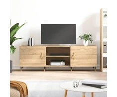 TV staliukas Televizoriaus spintelė, sonoma ąžuolo, 150x30x50cm, mediena