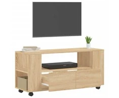 TV staliukas Televizoriaus spintelė, sonoma ąžuolo, 102x34,5x43cm, mediena
