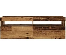 TV staliukas Televizoriaus spintelė su LED, medienos, 120x35x40cm, mediena