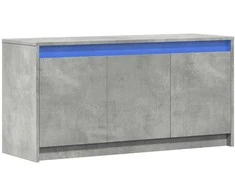 TV staliukas Televizoriaus spintelė su LED, betono, 100x34x50cm, mediena