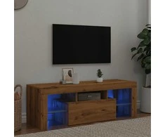 TV staliukas Televizoriaus spintelė su LED, artisano, 120x36,5x40cm, mediena