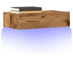 TV staliukas Televizoriaus spintelė su LED, medienos, 60x35x15,5cm