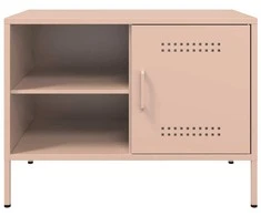 TV staliukas Televizoriaus spintelės, 2vnt., rožinės, 68x39x50,5cm, plienas